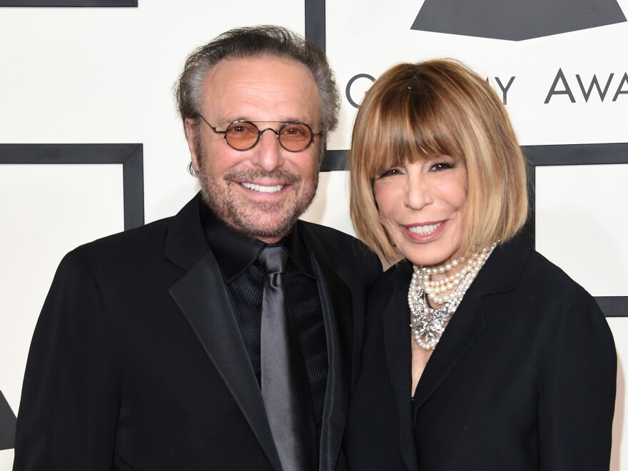 Barry Mann (L) and Cynthia Weil attend The 57th Annual Grammy Awards Feb. 2015 in Los Angeles.
