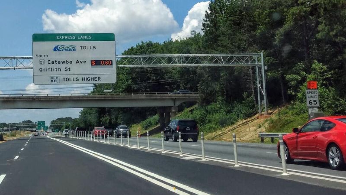 Clock is ticking on I-77 toll lanes