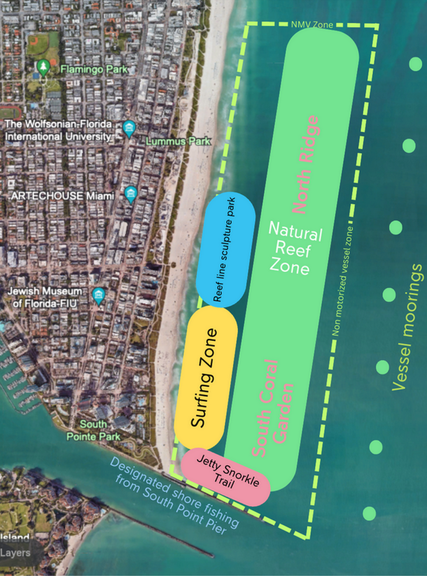 Map on Urban Paradise Guild web page that shows how the environmentalists want to zone the area.