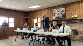 Democratic candidates for NC-11 participate in a forum in Hayesville on Saturday, January 17, 2026.