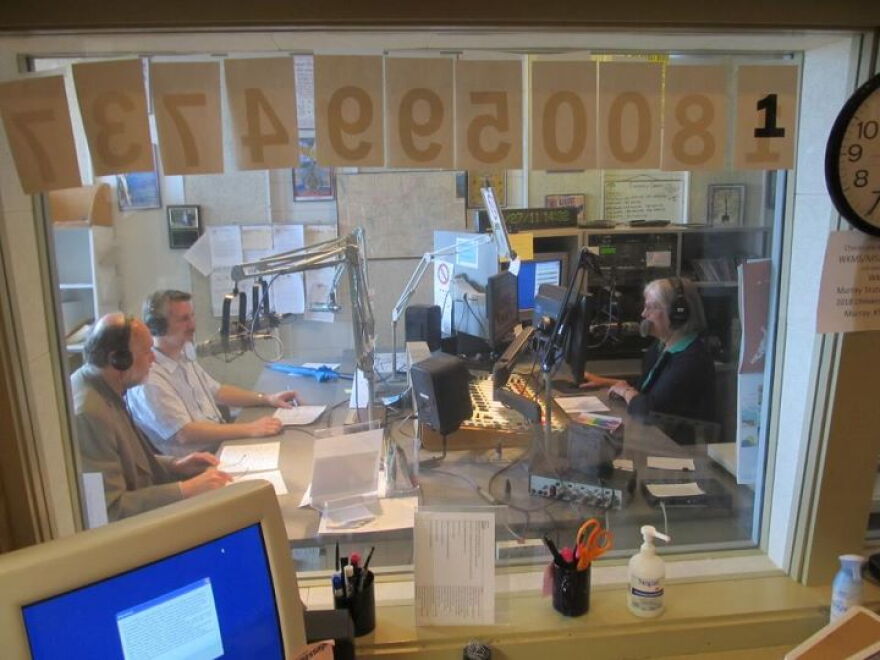 Kate Lochte interviewing Stephen Brown and Matthew Gianforte