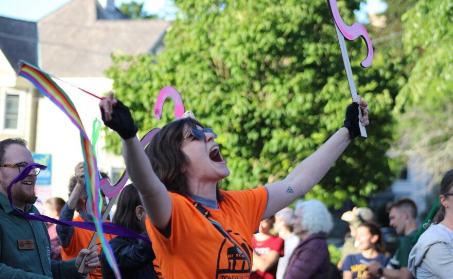 Participants in the 2026 Ithaca Parade.