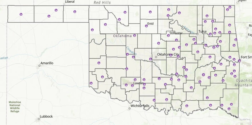 The Oklahoma Forestry Services launched a Rural Library Backpack Program in 84 across the state.