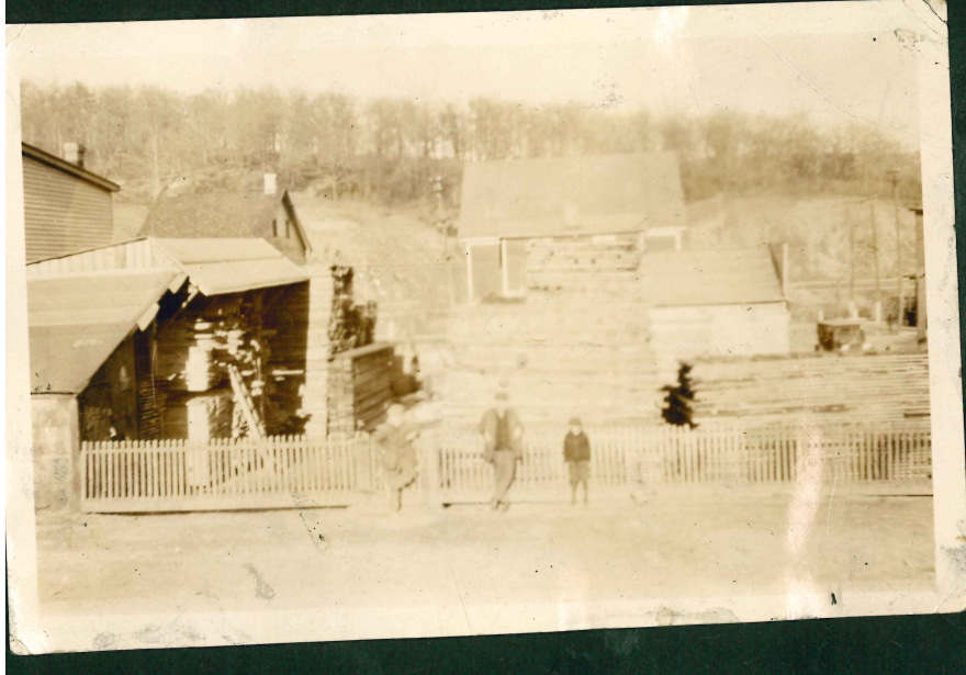 Part of the Zimmerman's land used to be a lumberyard. The family also built apartments and garages to rent out for extra income.