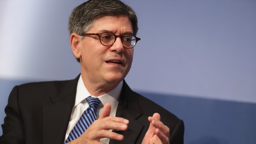 U.S. Treasury Secretary Jack Lew says the global economy is relying too heavily on just the United States for growth.