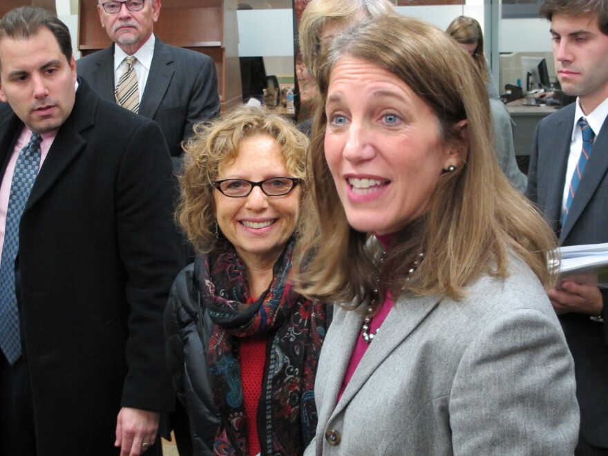  U.S. Health and Human Services Secretary Sylvia Burwell promotes the Affordable Care Act at the Columbus Metropolitan Library.