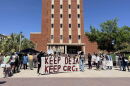 Wildcats4DEIA held a protest in front of the University of Arizona administration building on Thursday, March 27, 2025.
