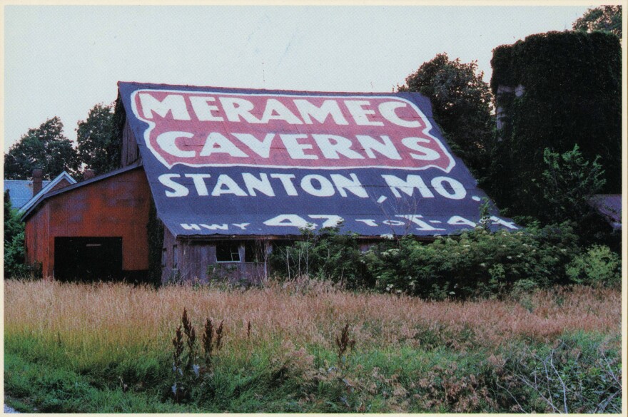 Meramec Caverns barn advertisement, no date