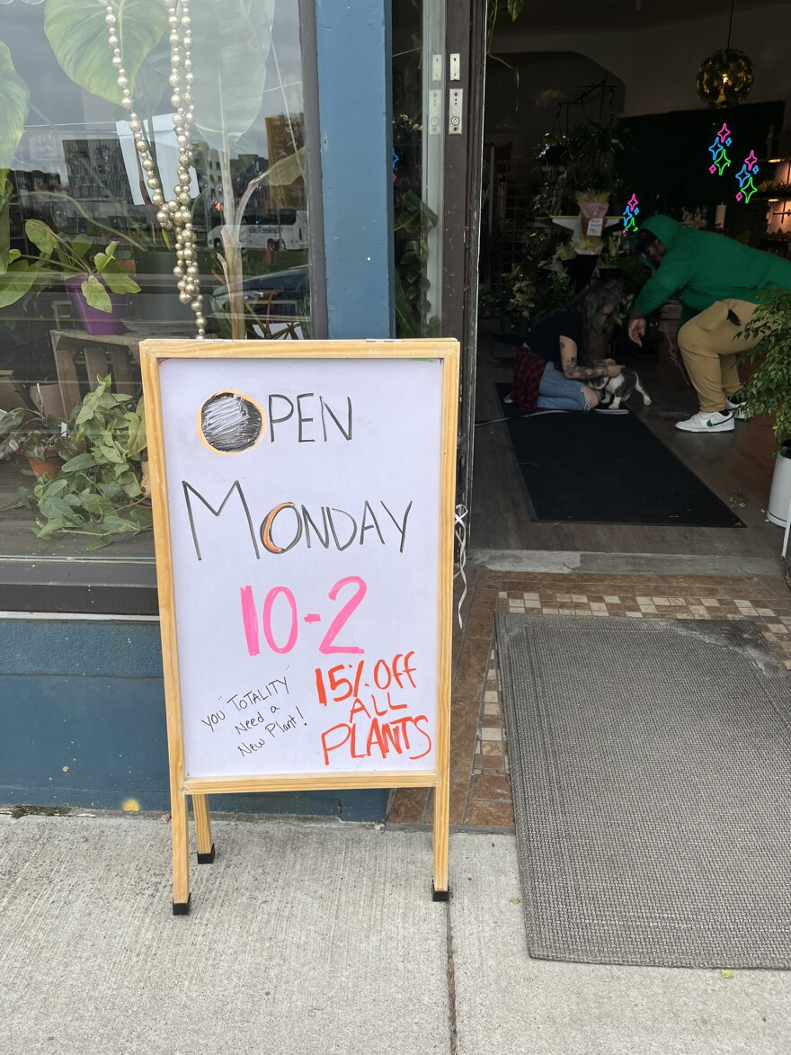 Stem is normally closed on Mondays but the owners of the plant shop, located adjacent to The Strong National Museum of Play, decided to open to capitalize on the expected influx of eclipse viewers to the area. The reasoning?: "You totality need a new plant."