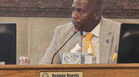 Council member Reggie Harris at a council meeting September 25, 2024.