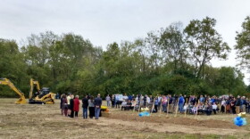 Lexington leaders held a ceremonial groundbreaking at the 138-acre Cardinal Run North park, which is expected to open in 2025.