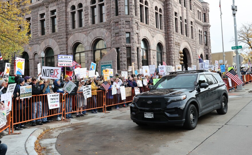 Scenes from the Sioux Falls No Kings Rally, October 18, 2025