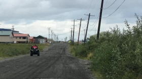 A cloudy day in Quinhagak.
