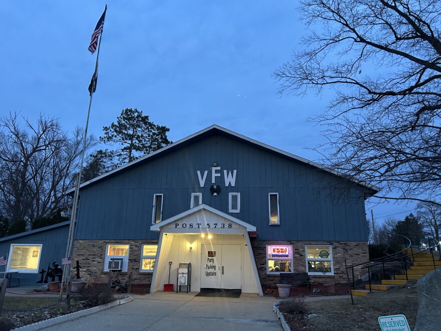 The VFW building in Clare, Michigan. 