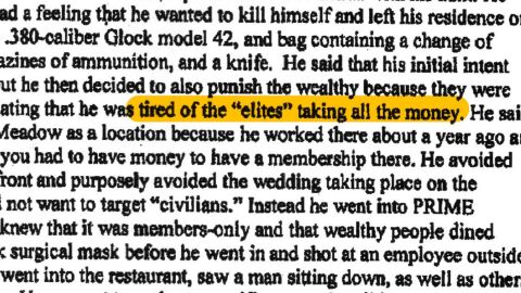 Portions of a newly unsealed police affidavit summarizing an interview Hunter Nadeau gave to police.