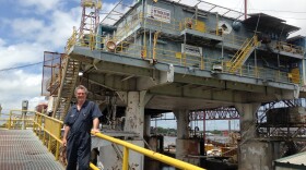 Louisiana's relationship with offshore oil and gas drilling goes back to 1954, and the first floating rig, nicknamed "Mr. Charlie." 