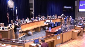 A screenshot from the New Orleans City Council's joint Utility, Cable, Telecommunications and Technology, and the Public Works, Sanitation and Environment committee meeting on Tuesday, Feb. 10, 2026.