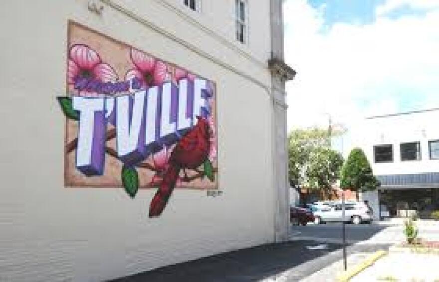 A mural in downtown Thomasville