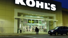 FILE - A pair of shoppers arrive at a Kohl's, Nov. 26, 2021, in Everett, Mass. Michelle Gass, CEO of department store chain Kohl's, is stepping down from her role early next month and will become the president of denim giant Levi Strauss & Co. Levi's said Tuesday, Nov. 8, 2022, in a release that Gass will start on Jan. 2, and the board of directors has put in motion a succession plan for her to succeed Chip Bergh as president and CEO in the next 18 months.
