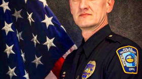 Colerain Officer Dale Woods was remembered during a public funeral service Jan. 14, 2019 at the Cintas Center