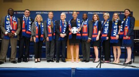 Civic leaders and members of the proposed ownership group announced their bid for an expansion team  Oct. 9, 2018.
