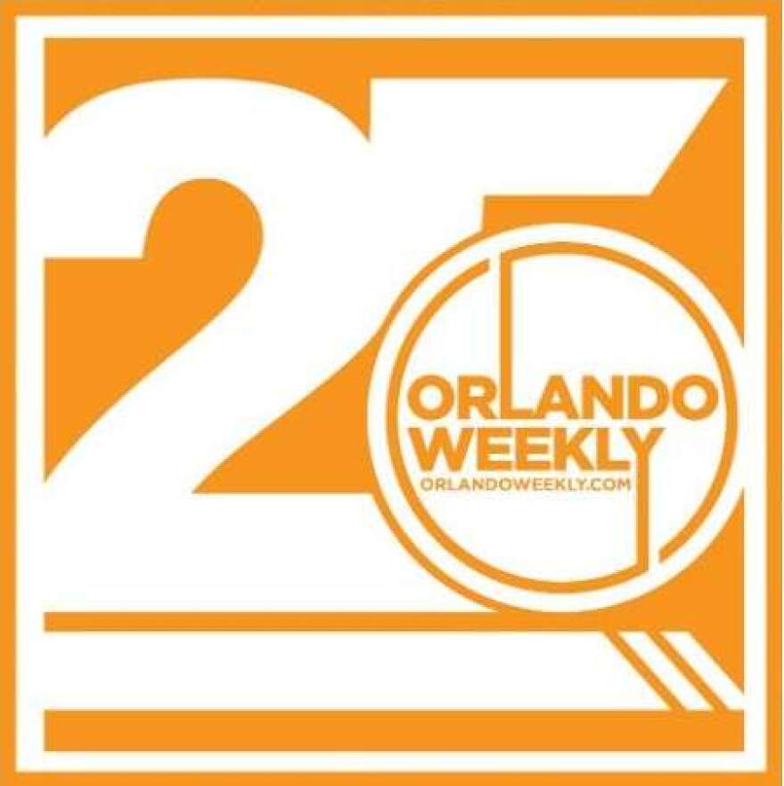 Image: Orlando Weekly 25th Anniversary logo, orlandoweekly.com