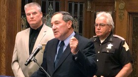 Sen. Joe Donnelly says it’s important to balance enforcement and treatment in the fight against drug addiction.