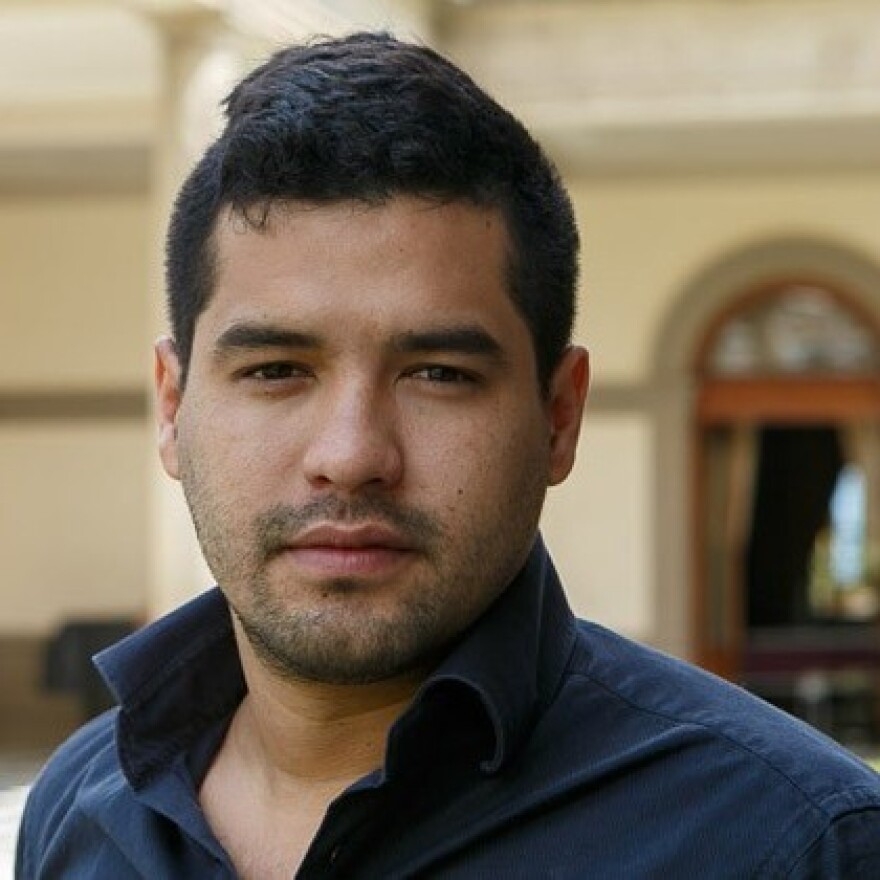 Salvadoran journalist Oscar Martinez is the author of <em>The Beast. </em>