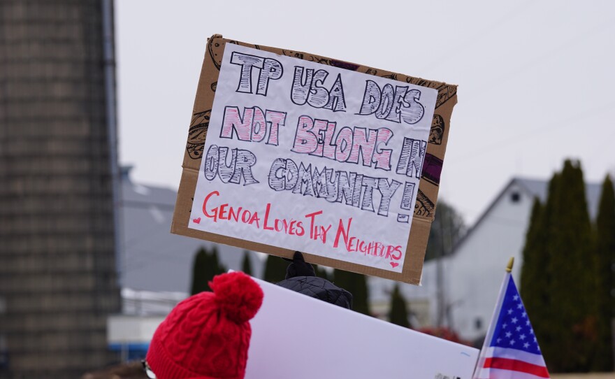 Education Secretary Linda McMahon and Turning Point USA's Erika Kirk visited Genoa-Kingston High School on Thursday, Feb. 2026. It was part of the U.S. Department of Education’s “History Rocks! Trail to Independence” tour.