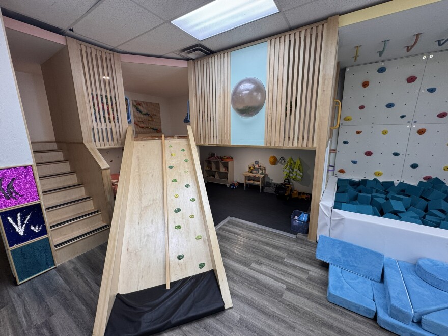 Carbondale’s Mountain Sprouts Play Cafe opened Jan. 19, 2026. The indoor recreation area features a coffee and tea bar, kid-friendly amenities, classes, and a place for parents or caregivers to relax outside the home and connect with other adults.