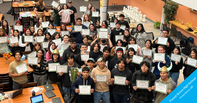 GEAR UP West is a collaborative regional conference in Portland for college access practitioners from the western states of the U.S.. Oregon Goes To College produced the GEAR UP West Conference Oct. 26-28. The organization helps schools host college and career events by providing the support and resources needed to guide students in exploring their opportunities and preparing for college.