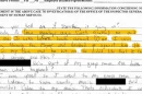 A police document shows a Choate Mental Health and Development patient’s statement regarding abuse by a facility employee.