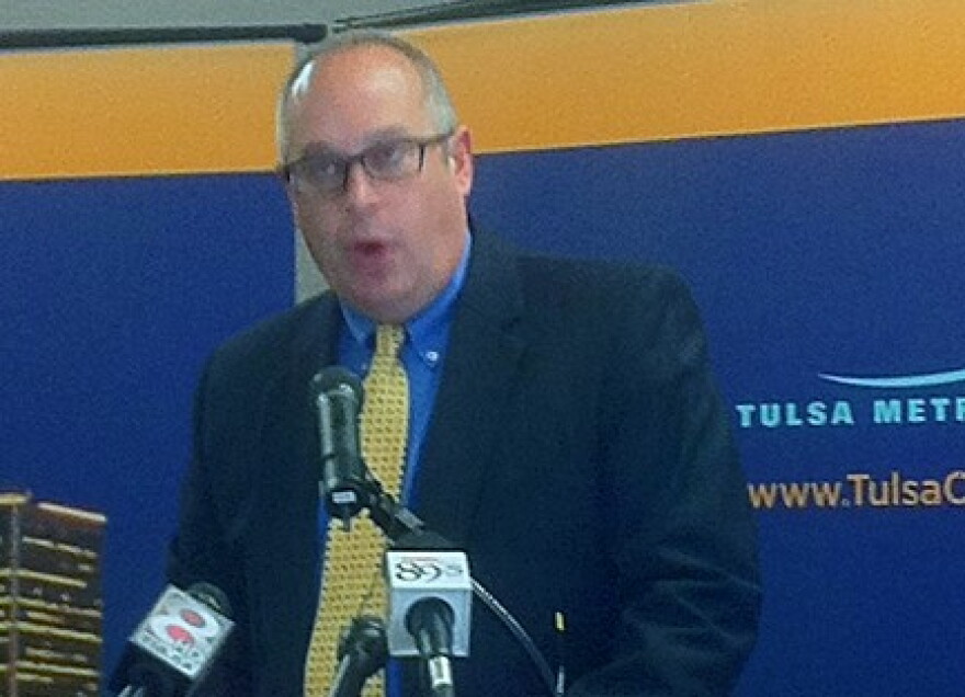 Dr. Gerard Clancy, Chairman of the Chamber of Commerce and OU-Tulsa President.