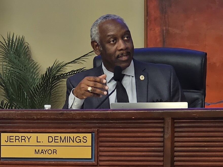 Mayor Jerry Demings on Tuesday said the county "is trying to make a political statement. We're trying to make certain that we are responding in an appropriate way," regarding its next steps in working with ICE, during a County Commissionmeeting.