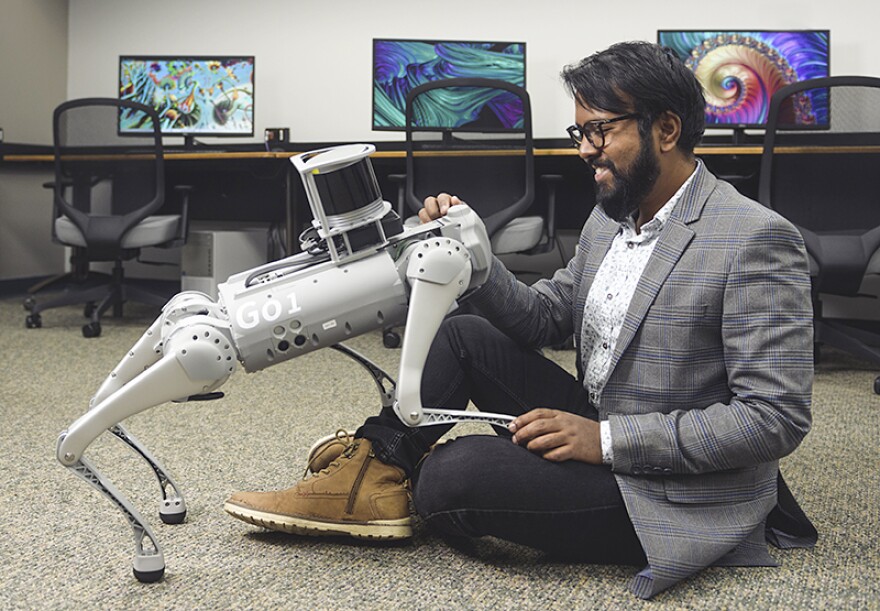 Purdue researcher Aniket Bera wants to make AI better at interfacing with humans. (Photo courtesy of Purdue University)