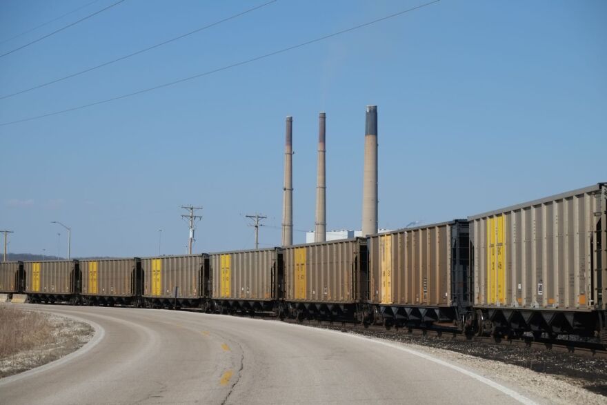 Every year, Ameren's Labadie power plant consumes about 10 million tons of coal, imported by train from Wyoming.