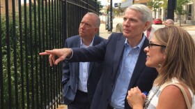 While visiting Akron last week, Sen. Rob Portman (center) said he thinks the public and the Senate Judiciary Committee will be 'impressed' by nominee Brett Kavanaugh.
