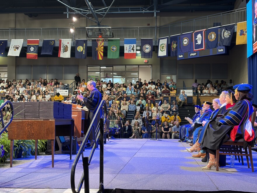 Gov. Andy Beshear speaks to the Berea College class of 2026.