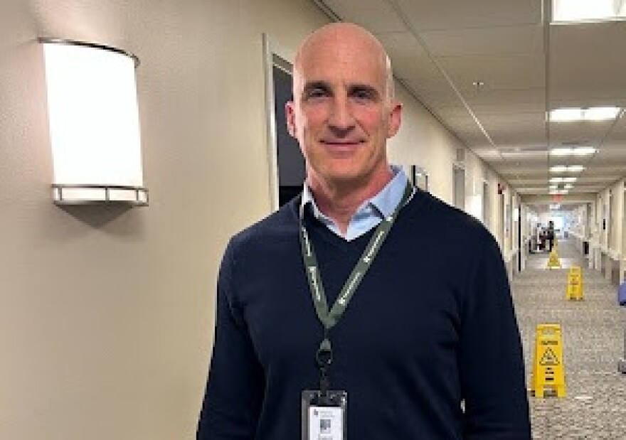 Jaimy Farnan at the Kingsway Arms nursing center.