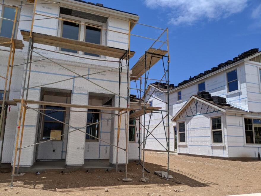 homes under construction