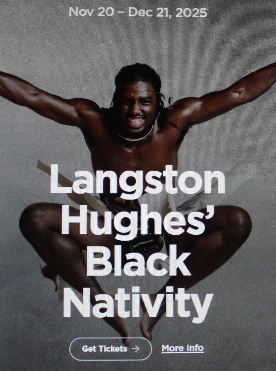 Westcoast Black Theatre Troupe Graphic for Langston Hughes' 'Black Nativity'