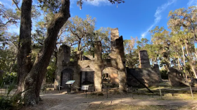 Ruins of the sugar processing mill at Bulow Plantation Historic State Park.