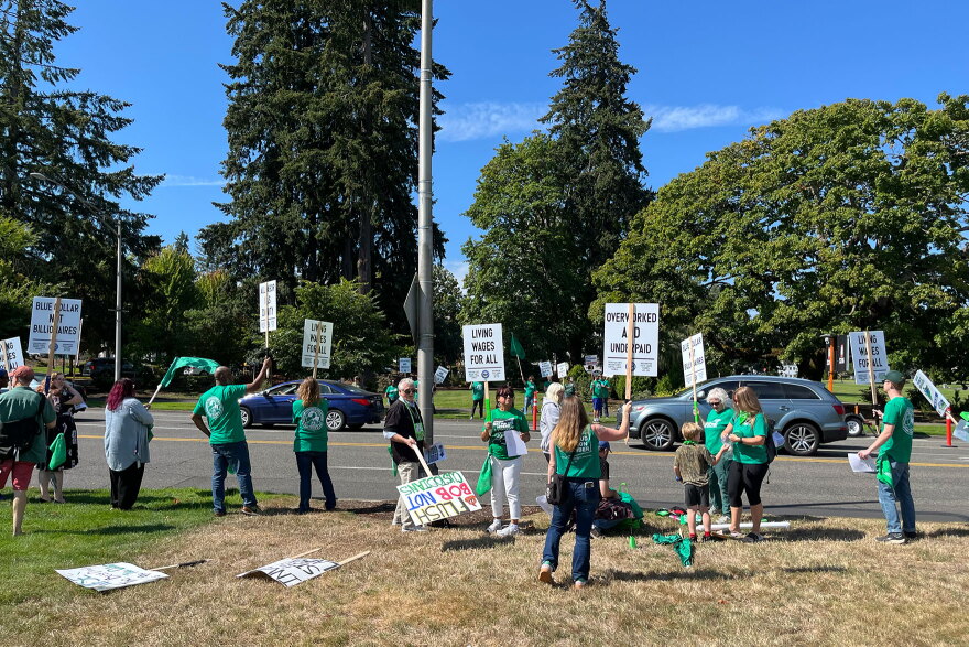 Thousands of state workers walked out on Aug. 31. The workers' union is in contract negotiations and said the state isn't making agreements on their priorities, like workplace safety and raises.