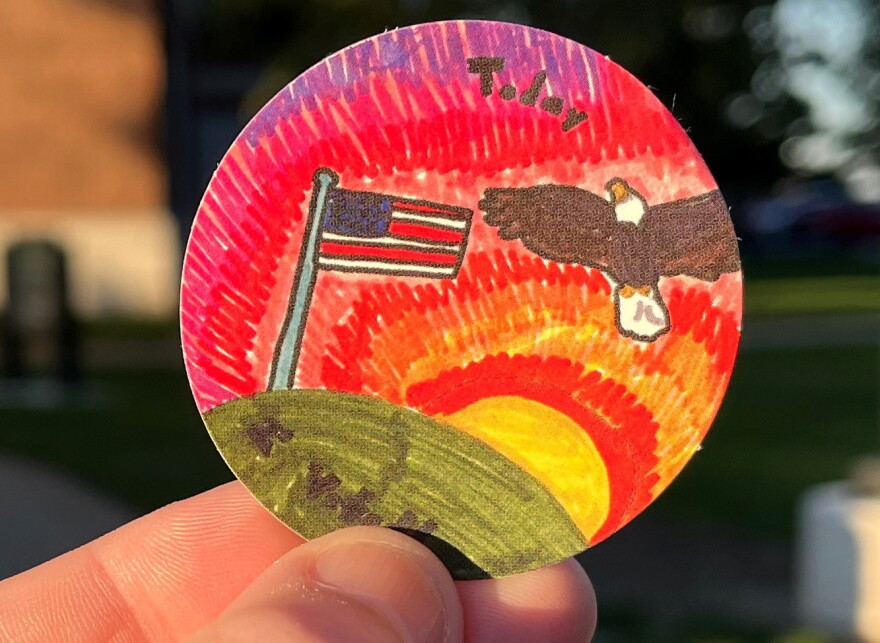 "I Voted" sticker for Nodaway County voters in the November 2026 general election was designed by a student in the Northeast Nodaway school district.