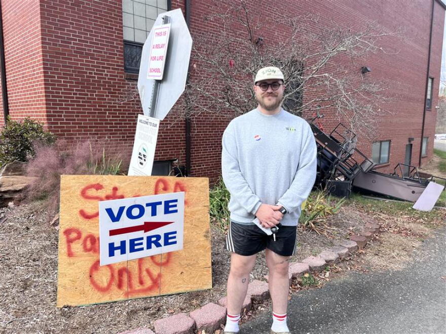 Aaron Baumgartner of Burnsville, N.C.