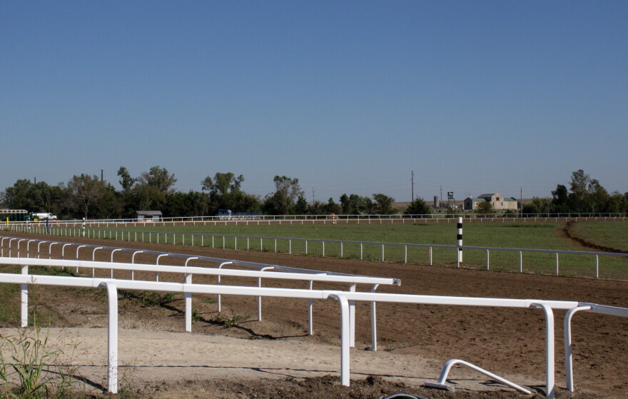 Eureka Downs has replaced its steel safety railing with PVC for the upcoming races.