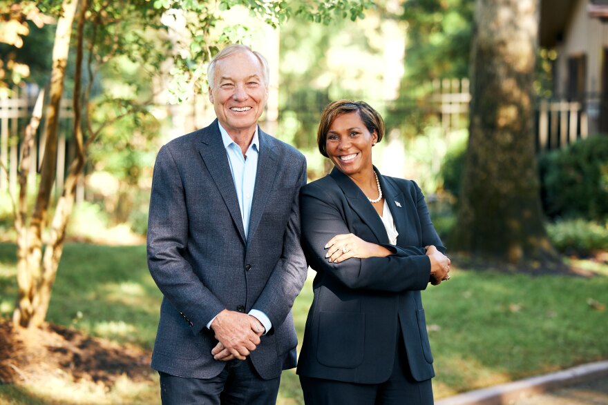 Democratic gubernatorial candidate Peter Franchot and his running mate, Monique Anderson-Walker. Credit: provided by campaign
