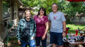 Photo of producer McKayla Fox (left), host Sueann Ramella and producer Greg Mills.