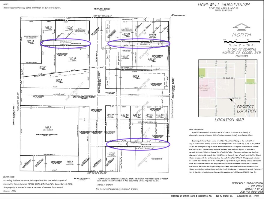 Hopewell design with new alleys