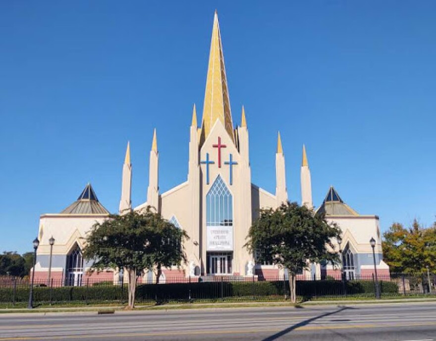 One of the Charlotte-area locations of United House of Prayer for All People.